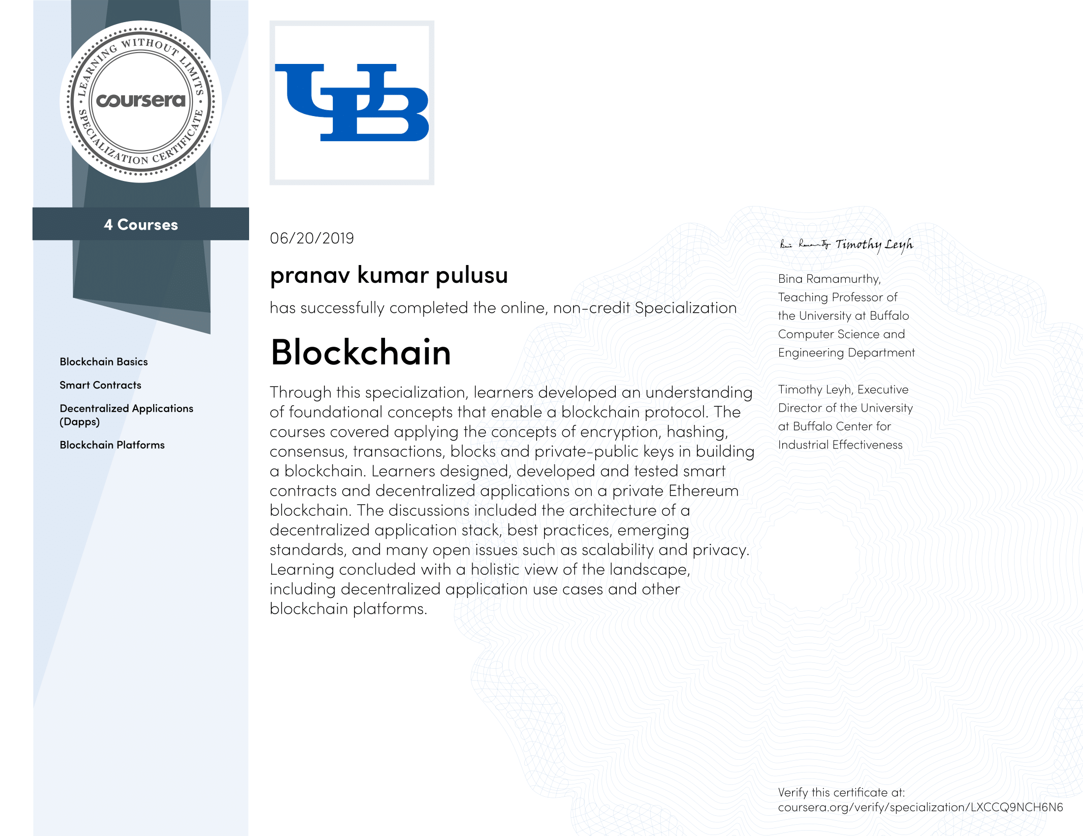 UB Blockchain